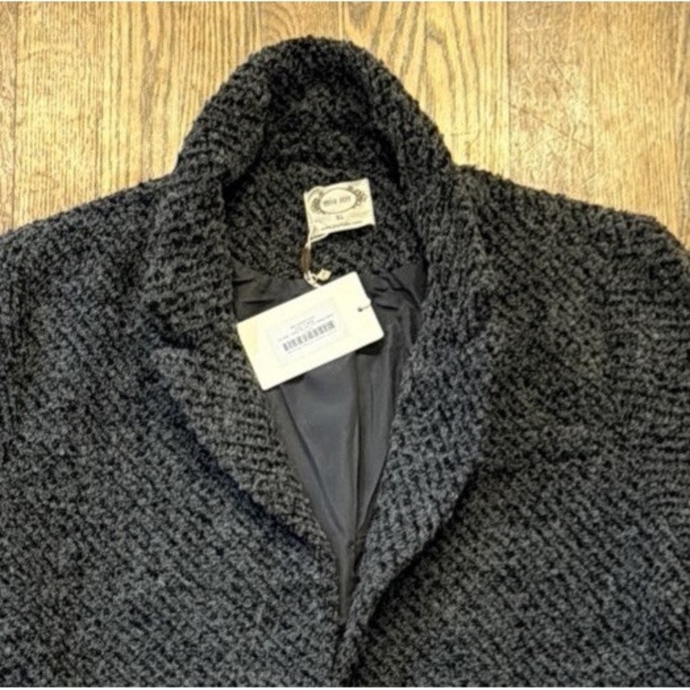 Joyfolie Mia Joy Louve Blazer Charcoal Black Wool Blend Womens Size XL - Picture 4 of 16